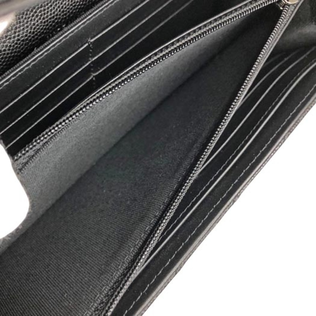 CHANEL - シャネル ボーイシャネル 二つ折り長財布 キャビア CHANEL - シャネル ボーイシャネル 二つ折り長財布 キャビア