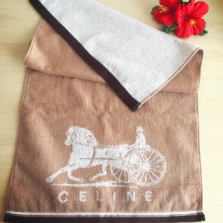 セリーヌ(celine)の【新品未使用】CELINE フェイスタオル(タオル/バス用品)