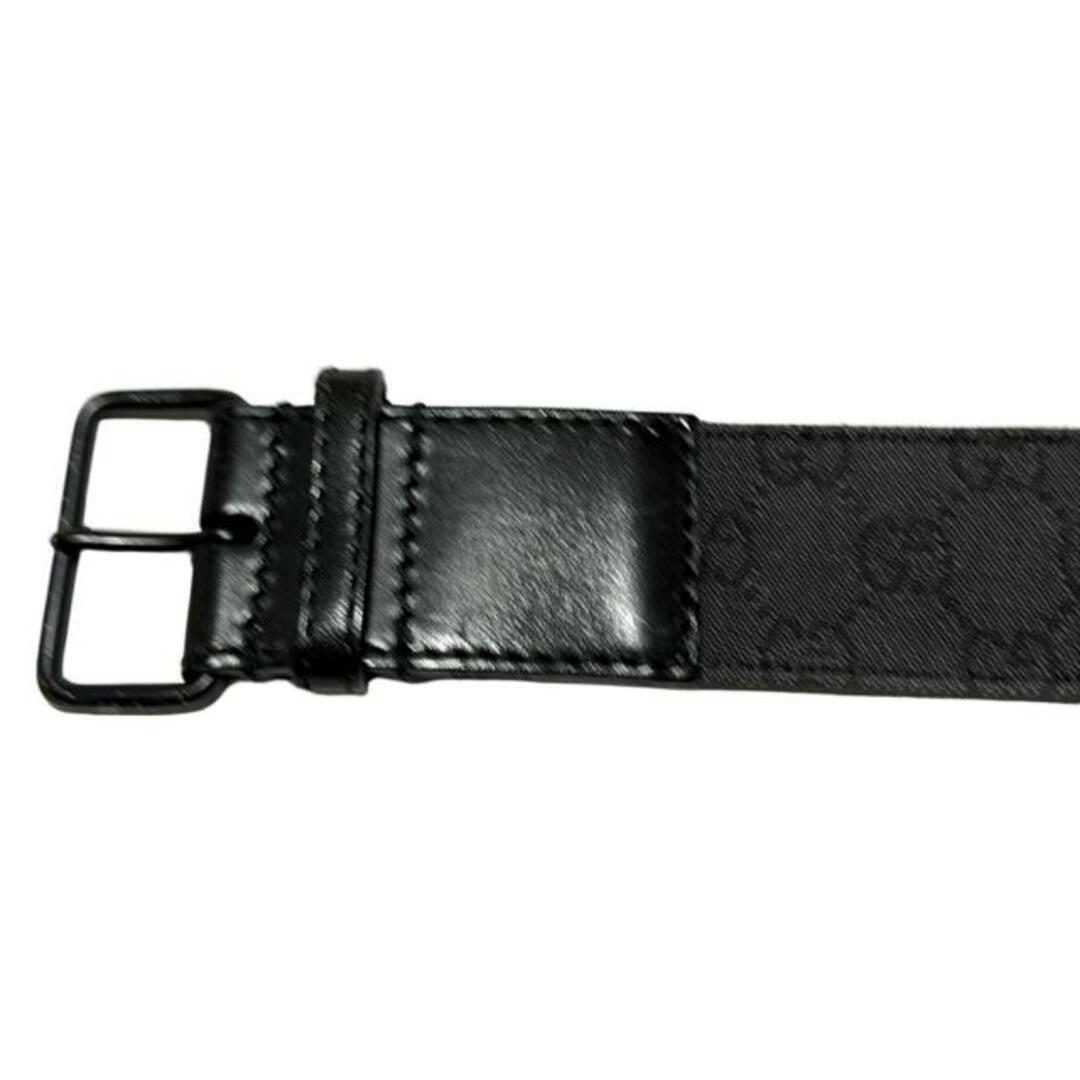 GUCCI - GUCCI(グッチ) ベルト 80/32 - 103252 ダークグレー×黒 GUCCI - GUCCI(グッチ) ベルト 80/32 - 103252 ダークグレー×黒