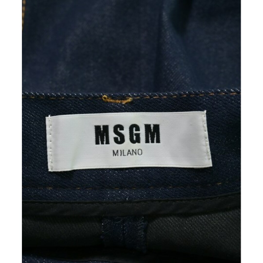 MSGM - MSGM エムエスジーエム デニムパンツ 38(S位) 紺(デニム MSGM - MSGM エムエスジーエム デニムパンツ 38(S位) 紺(デニム