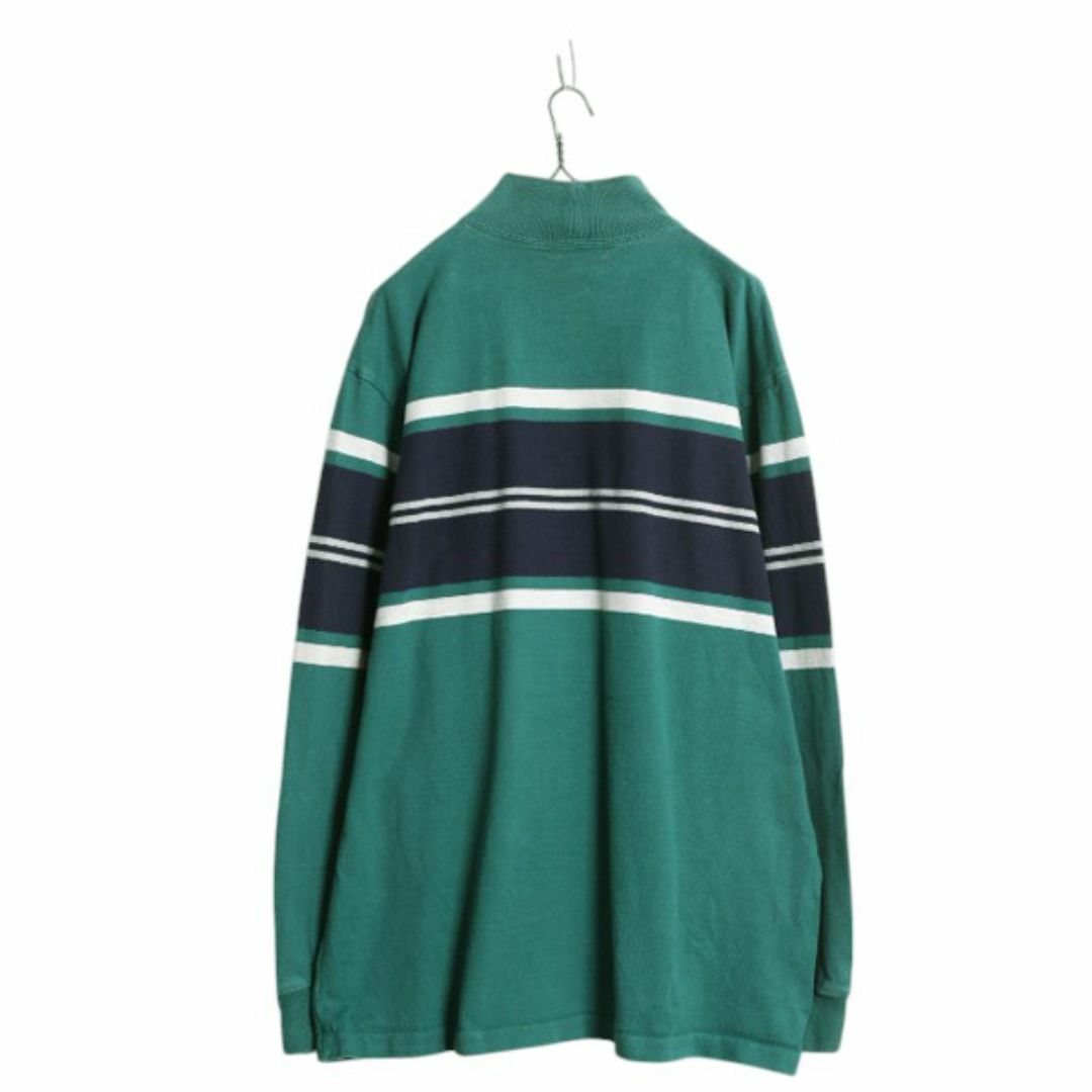 超美品 L.L.Bean ボーダー モックネック エルエルビーン USA製 80s - 男性用