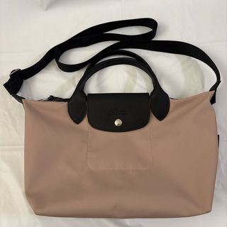 LONGCHAMP - 【美品】LONG CHAMP ロンシャン PVCxレザー 巾着 LONGCHAMP - 【美品】LONG CHAMP ロンシャン PVCxレザー 巾着
