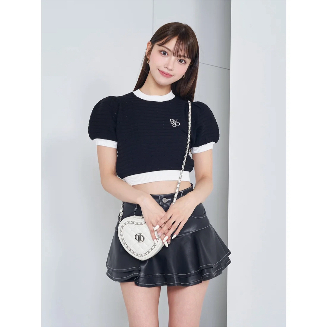 Darich - 新品タグ付 ダーリッチ バックリボンパフショルニット Darich - 新品タグ付 ダーリッチ バックリボンパフショルニット