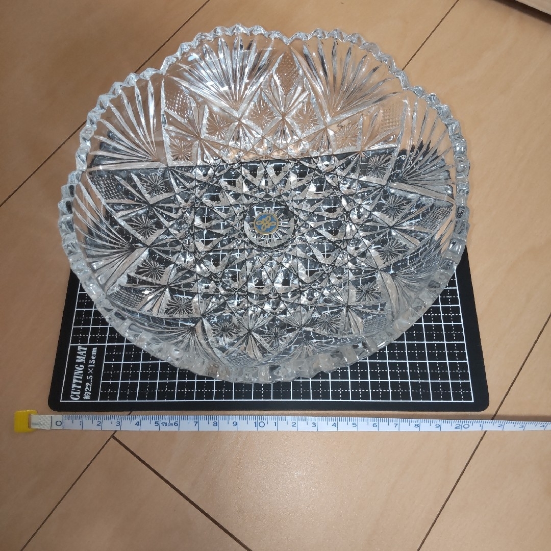 HOYAクリスタル 皿 昭和レトロ クリスタルガラスの通販 by HOYAクリスタル 皿 昭和レトロ クリスタルガラスの通販 by