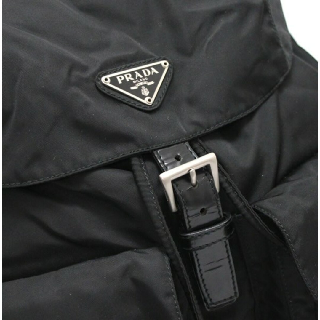 PRADA - プラダ PRADA 三角ロゴ Wポケット リュックサック PRADA - プラダ PRADA 三角ロゴ Wポケット リュックサック