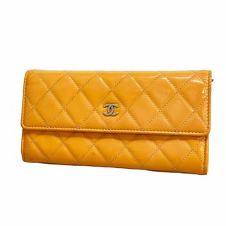CHANEL - 【5db2340】シャネル 長財布 マトラッセ パテント CHANEL - 【5db2340】シャネル 長財布 マトラッセ パテント