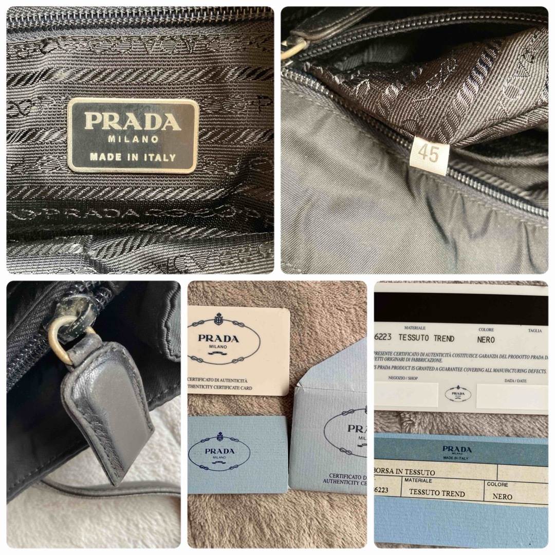 PRADA - PRADA プラダ トートバッグ ナイロン 三角ロゴプレート PRADA - PRADA プラダ トートバッグ ナイロン 三角ロゴプレート