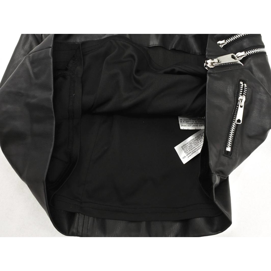 ZARA - ZARA ザラ 合皮 フェイクレザー ベルト付き ジップ ミニ ZARA - ZARA ザラ 合皮 フェイクレザー ベルト付き ジップ ミニ