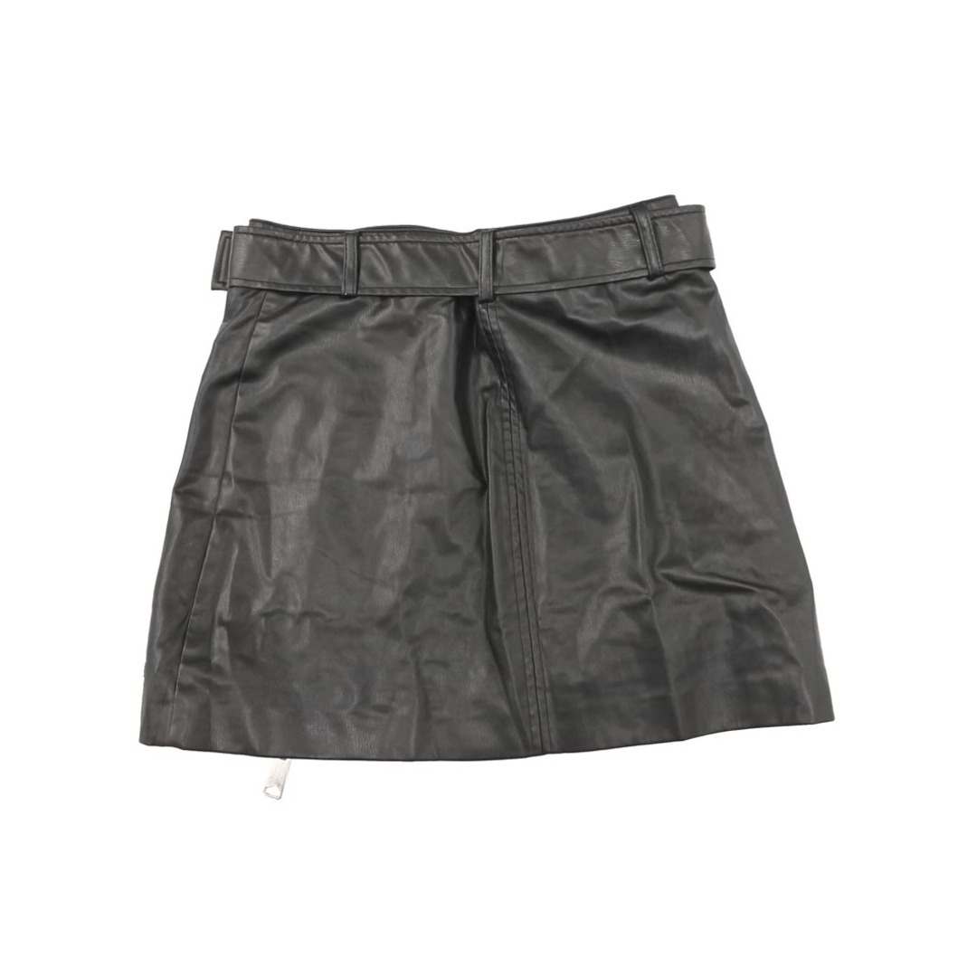 ZARA - ZARA ザラ 合皮 フェイクレザー ベルト付き ジップ ミニ ZARA - ZARA ザラ 合皮 フェイクレザー ベルト付き ジップ ミニ