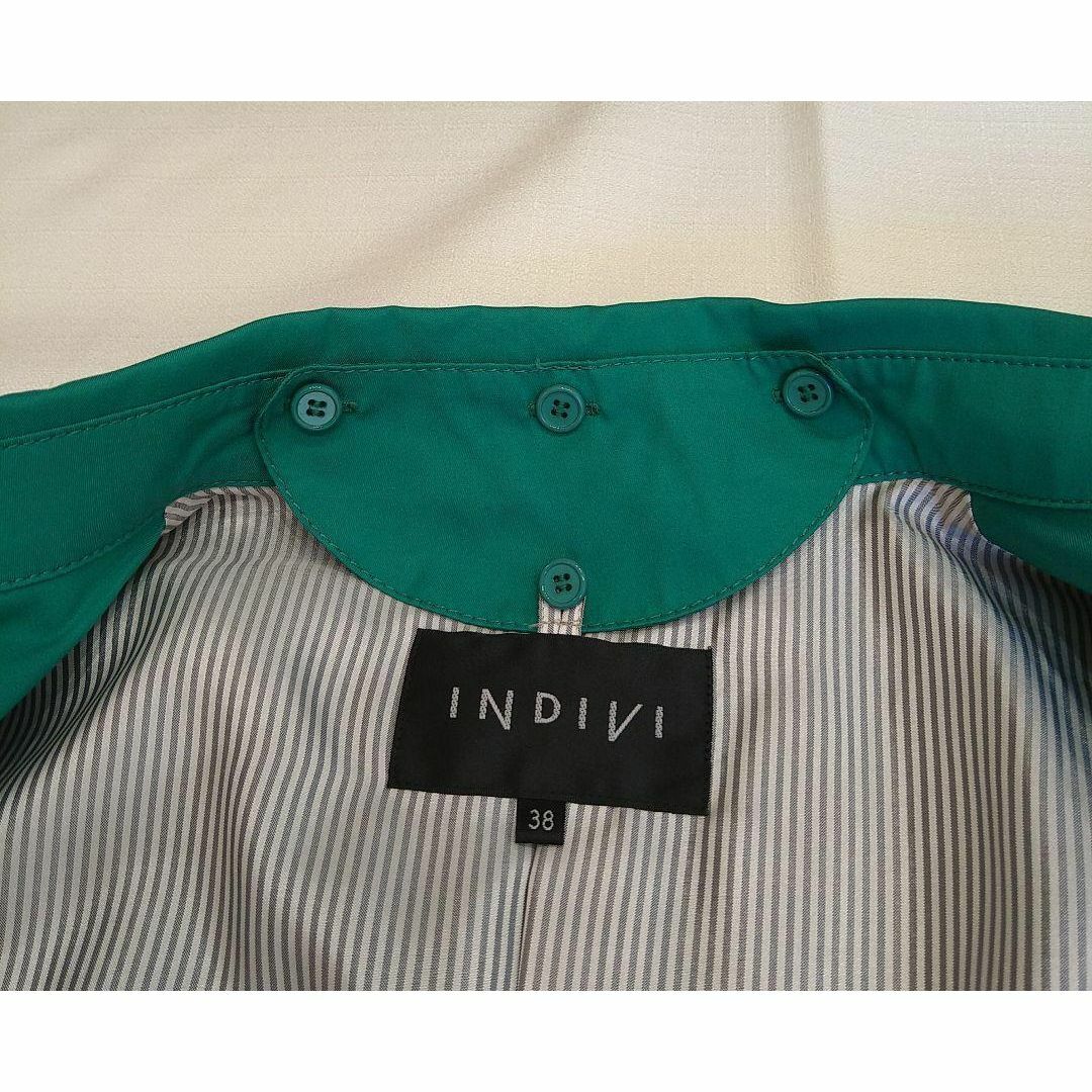 INDIVI - 【美品】INDIVI ショートコート 緑 38 スプリング INDIVI - 【美品】INDIVI ショートコート 緑 38 スプリング