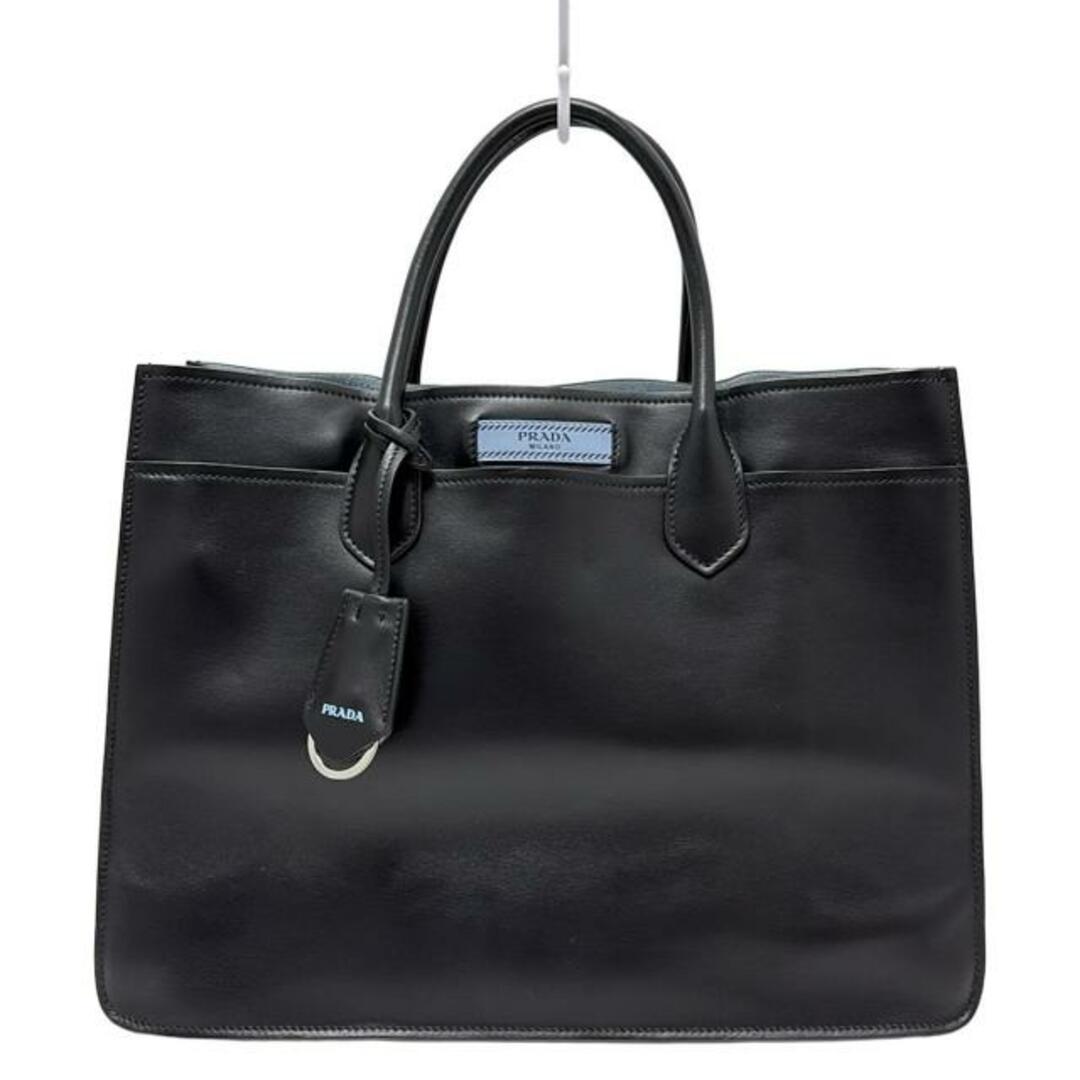 PRADA - PRADA(プラダ) トートバッグ美品 エティケット 黒 PRADA - PRADA(プラダ) トートバッグ美品 エティケット 黒