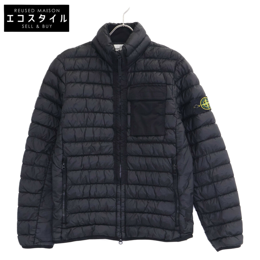 STONE ISLAND - ストーンアイランド 691541424 ガーメントダイ ブラック STONE ISLAND - ストーンアイランド 691541424 ガーメントダイ ブラック