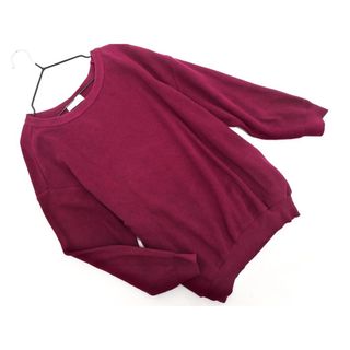 ユナイテッドアローズ(UNITED ARROWS)のBEAUTY & YOUTH ビューティ&ユース ユナイテッドアローズ プルオーバー カットソー /えんじ ◇■ レディース(カットソー(長袖/七分))