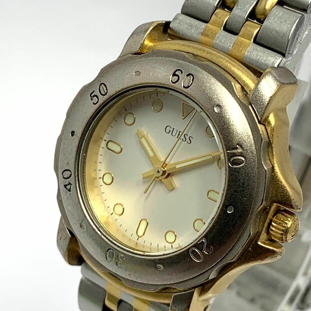 GUESS - 稼働品 GUESS レディース 腕時計 ゲス 回転ベゼル GUESS - 稼働品 GUESS レディース 腕時計 ゲス 回転ベゼル