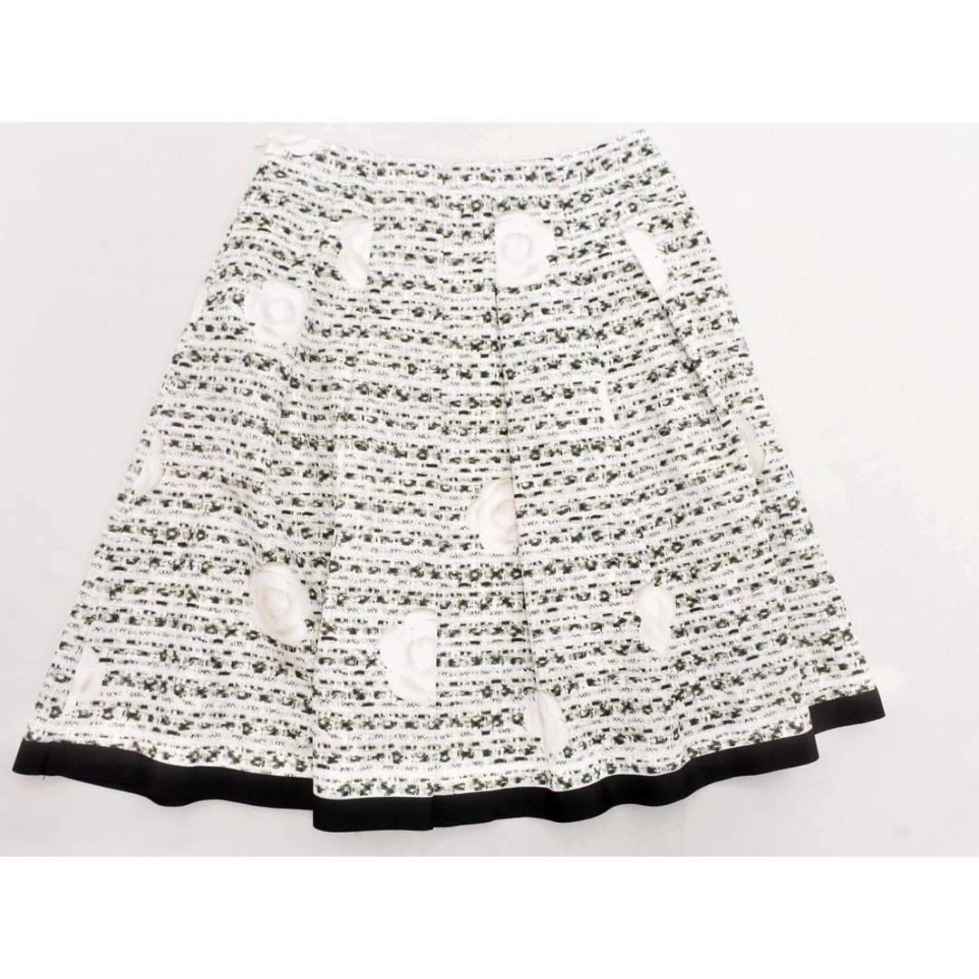 M'S GRACY - エムズグレイシー 総柄 タック スカート size38 M'S GRACY - エムズグレイシー 総柄 タック スカート size38