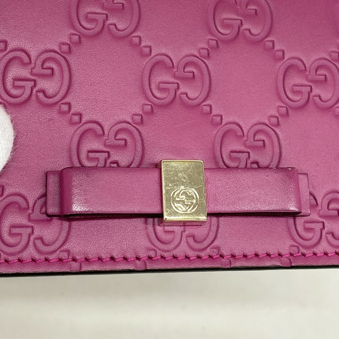 GUCCI - 【5db2973】グッチ カードケース グッチシマ 406924 GUCCI - 【5db2973】グッチ カードケース グッチシマ 406924