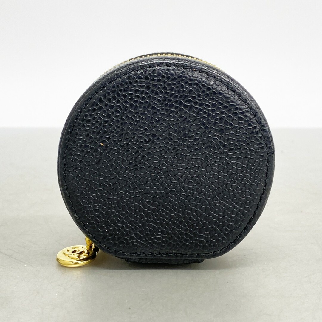 CHANEL - 【5db2976】シャネル ポーチ キャビアスキン ブラック CHANEL - 【5db2976】シャネル ポーチ キャビアスキン ブラック