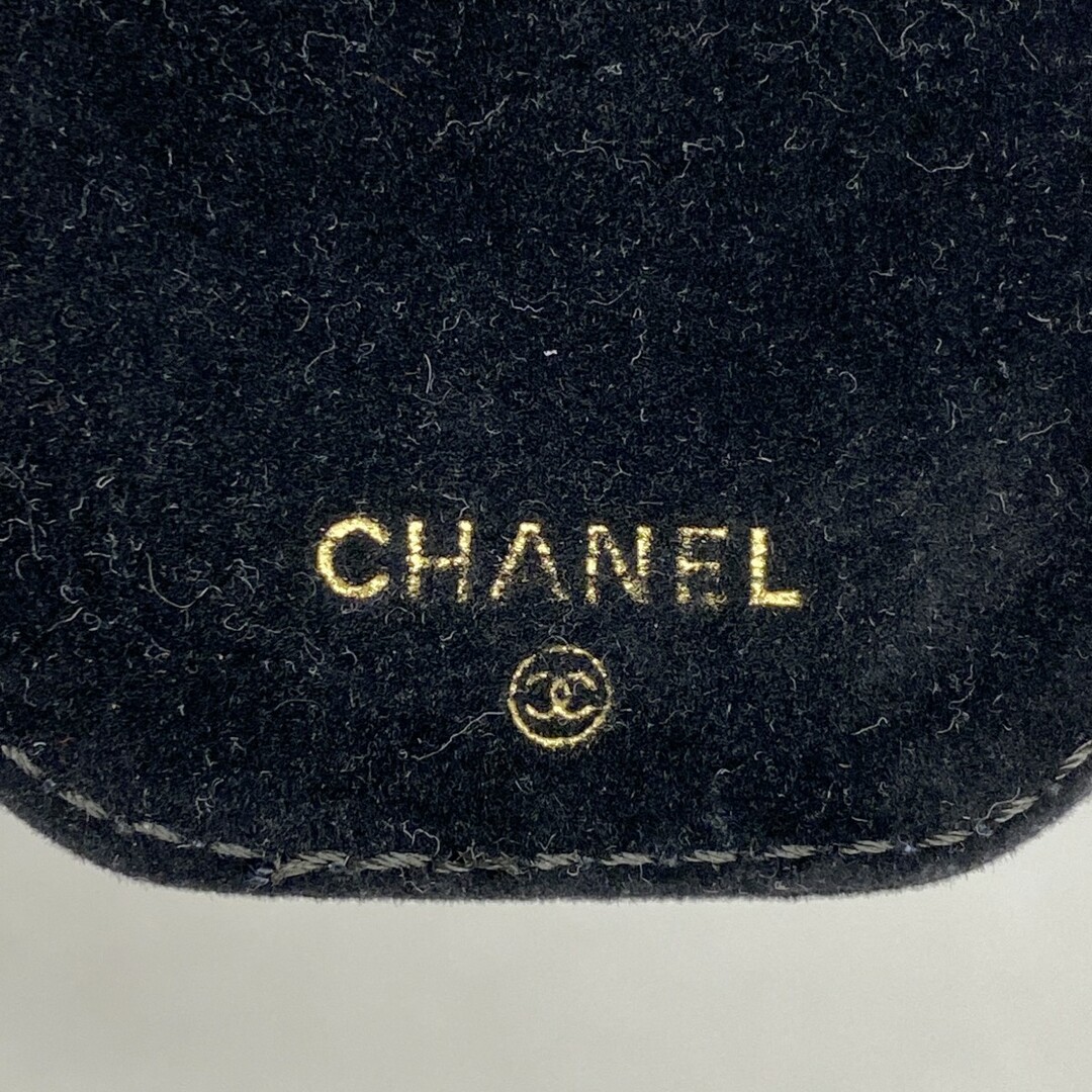 CHANEL - 【5db2976】シャネル ポーチ キャビアスキン ブラック CHANEL - 【5db2976】シャネル ポーチ キャビアスキン ブラック