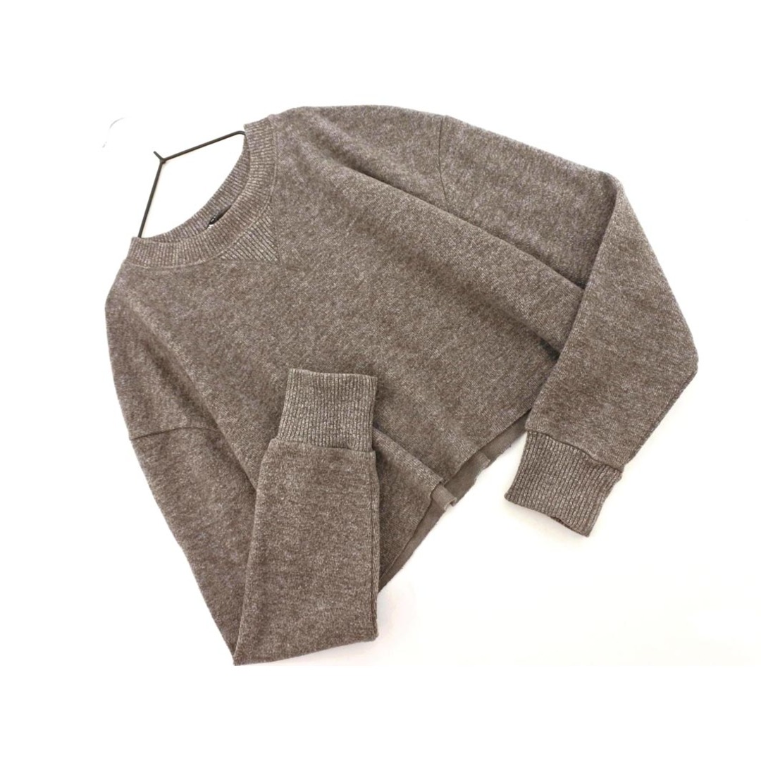 ZARA - ZARA ザラ ショート ニット セーター sizeS/グレー ZARA - ZARA ザラ ショート ニット セーター sizeS/グレー