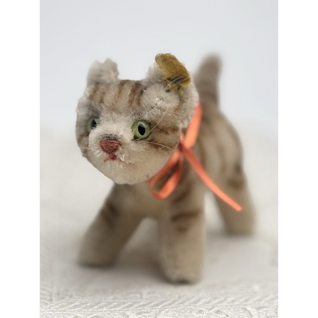 Steiff - シュタイフ☆Cat Tapsy 11cm☆タプシーキャット/猫 Steiff - シュタイフ☆Cat Tapsy 11cm☆タプシーキャット/猫