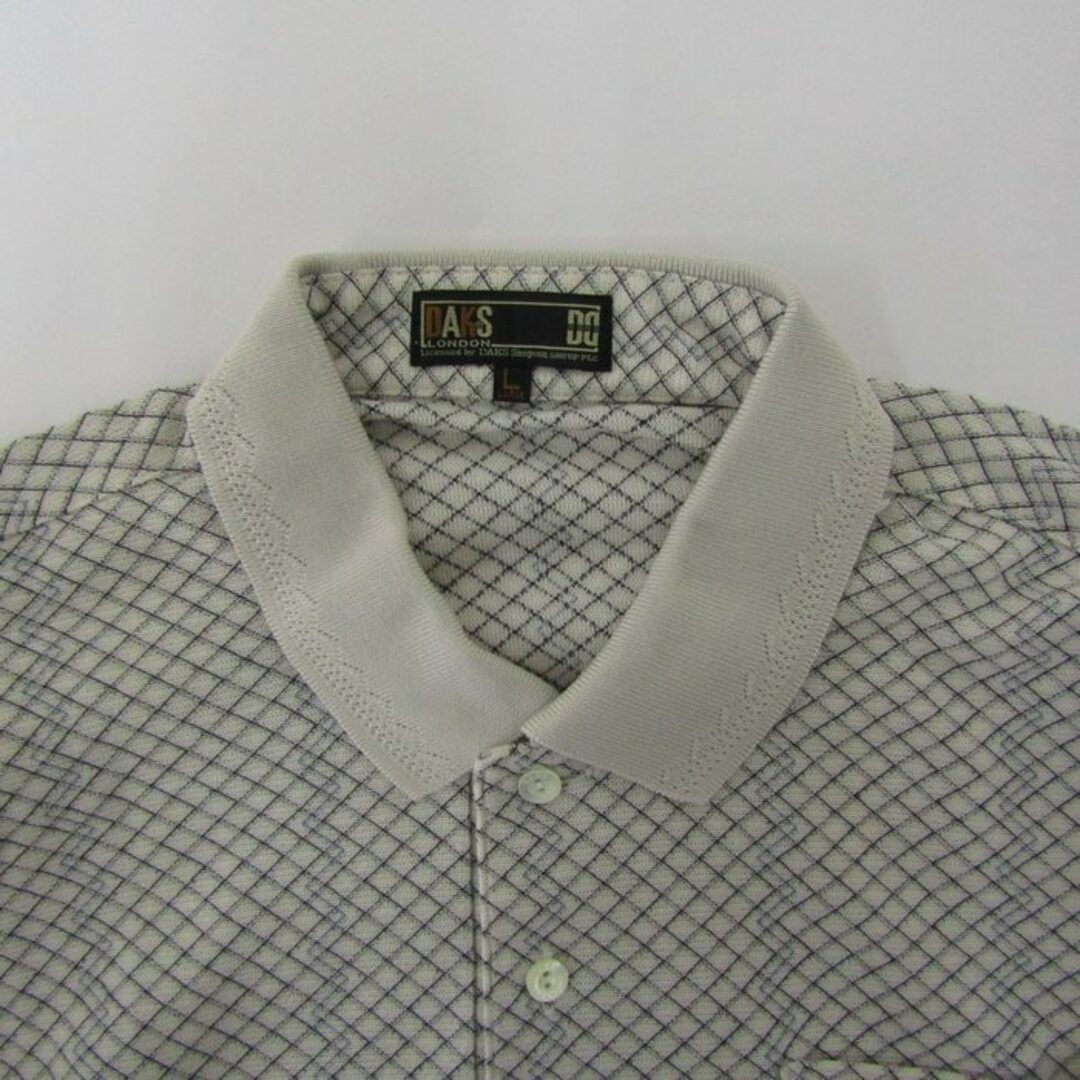 DAKS - ダックス ポロシャツ トップス 長袖 ゴルフウエア 日本製 DAKS - ダックス ポロシャツ トップス 長袖 ゴルフウエア 日本製