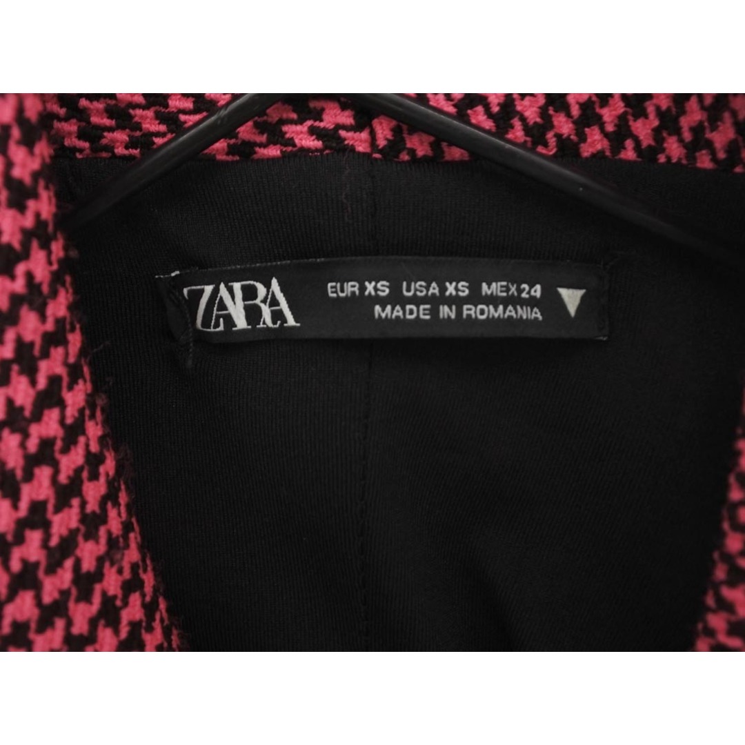 ZARA - ZARA ザラ 千鳥柄 カシュクール ワンピース sizeXS ZARA - ZARA ザラ 千鳥柄 カシュクール ワンピース sizeXS