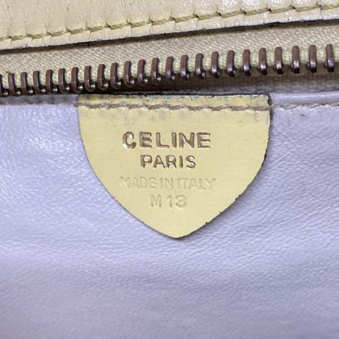 CELINE - CELINE(セリーヌ) ハンドバッグ - イエロー レザーの CELINE - CELINE(セリーヌ) ハンドバッグ - イエロー レザーの