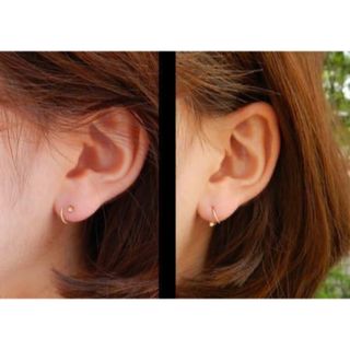 HUM - hum フープピアス k18wgの通販 by rin's shop|ハムならラクマ HUM - hum フープピアス k18wgの通販 by rin's shop|ハムならラクマ