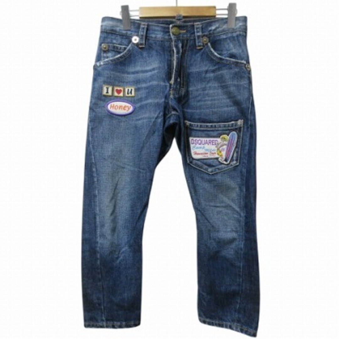 DSQUARED2 - ディースクエアード DSQUARED2 ロゴワッペン デニム DSQUARED2 - ディースクエアード DSQUARED2 ロゴワッペン デニム