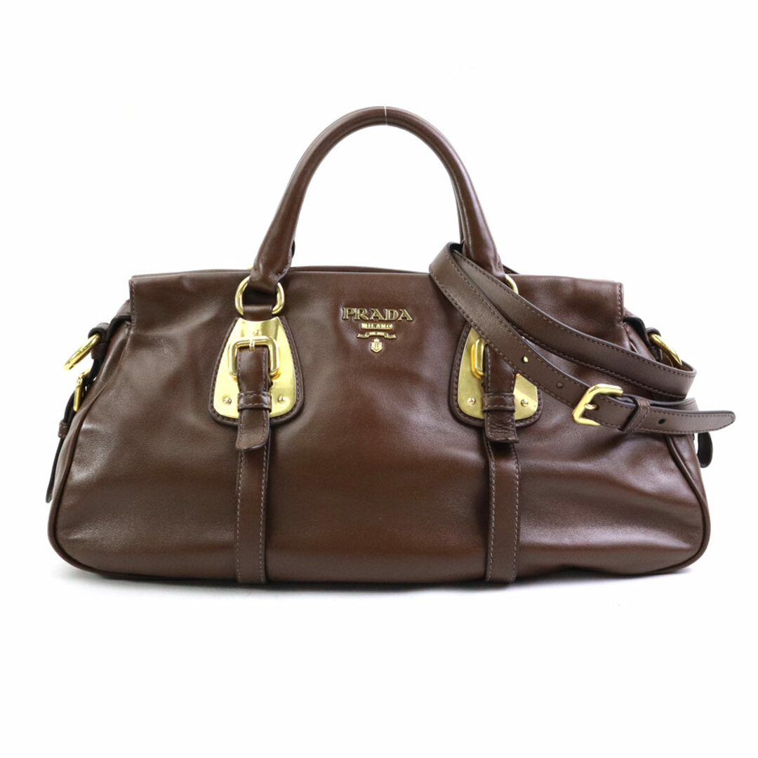 PRADA - プラダ PRADA ハンドバッグ ショルダーバッグ レザー PRADA - プラダ PRADA ハンドバッグ ショルダーバッグ レザー