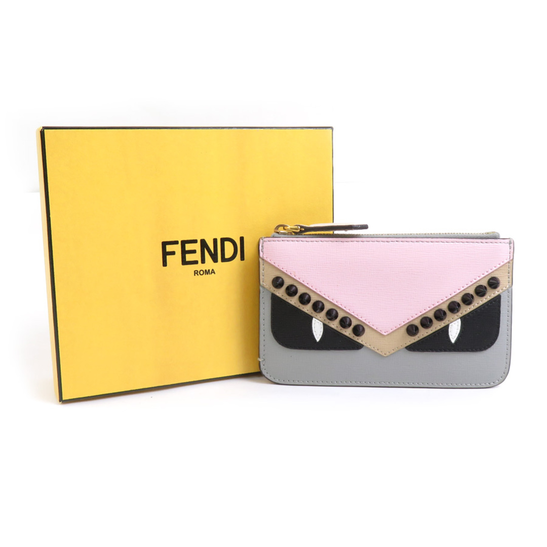 FENDI - フェンディ FENDI コインケース モンスター レザー FENDI - フェンディ FENDI コインケース モンスター レザー