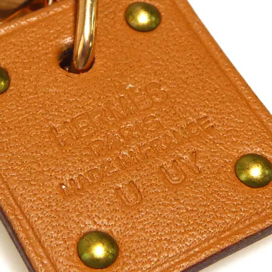 HERMES - エルメス HERMES ピアス アス ドゥ クール GP/レザー HERMES - エルメス HERMES ピアス アス ドゥ クール GP/レザー