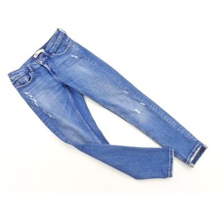 ZARA - ZARA ザラ ダメージ加工 スキニー デニムパンツ size36 ZARA - ZARA ザラ ダメージ加工 スキニー デニムパンツ size36