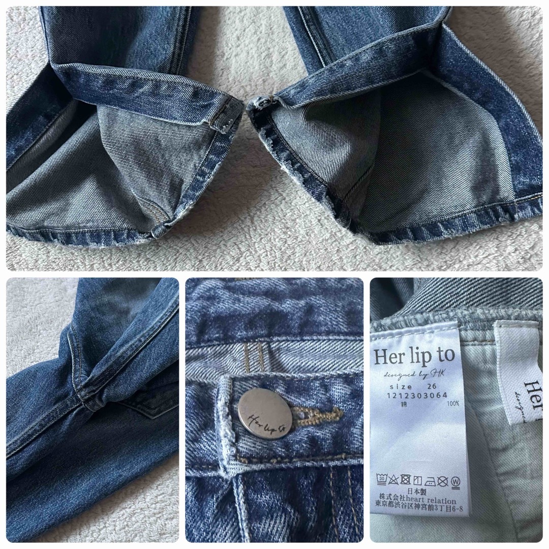 Her lip to - Her lip to Tokyo High Rise Jeans 26の通販 by Her lip to - Her lip to Tokyo High Rise Jeans 26の通販 by