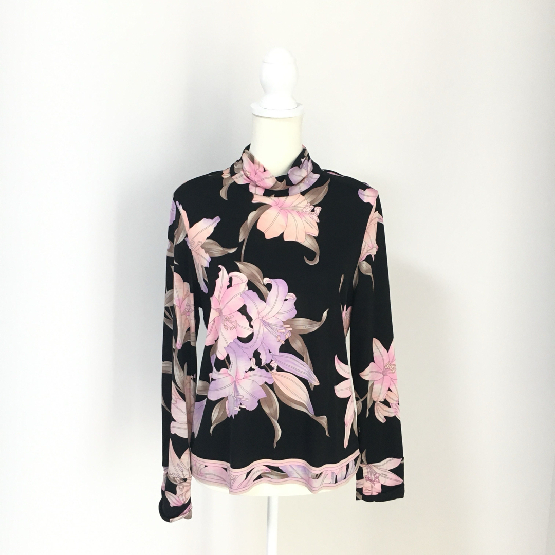 LEONARD - 近年美品 LEONARD レオナール シルクウール トップス LEONARD - 近年美品 LEONARD レオナール シルクウール トップス