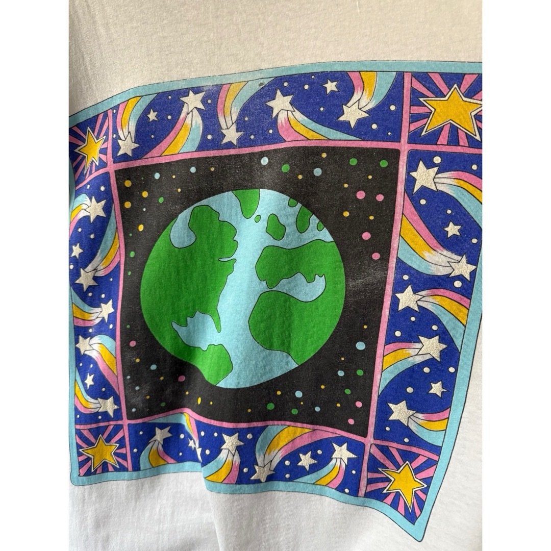 VINTAGE - 古着 ビンテージ 80s 地球 星 3XL オーバーサイズ T VINTAGE - 古着 ビンテージ 80s 地球 星 3XL オーバーサイズ T