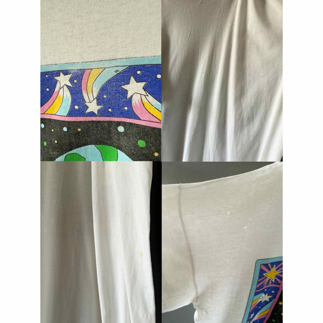 VINTAGE - 古着 ビンテージ 80s 地球 星 3XL オーバーサイズ T VINTAGE - 古着 ビンテージ 80s 地球 星 3XL オーバーサイズ T