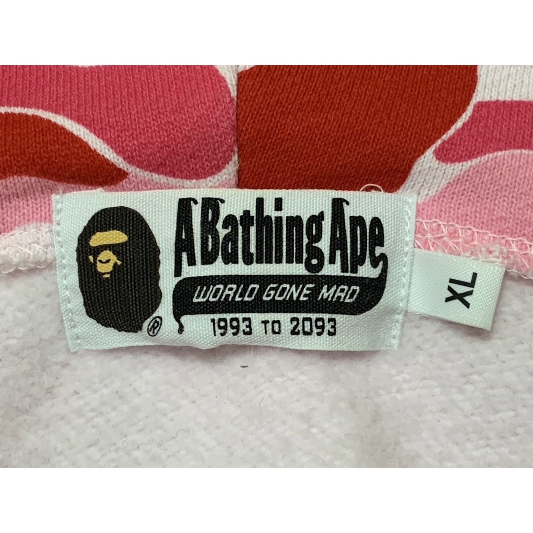 A BATHING APE - ☆激レア☆ APE abc pink シャークパーカー XL A BATHING APE - ☆激レア☆ APE abc pink シャークパーカー XL
