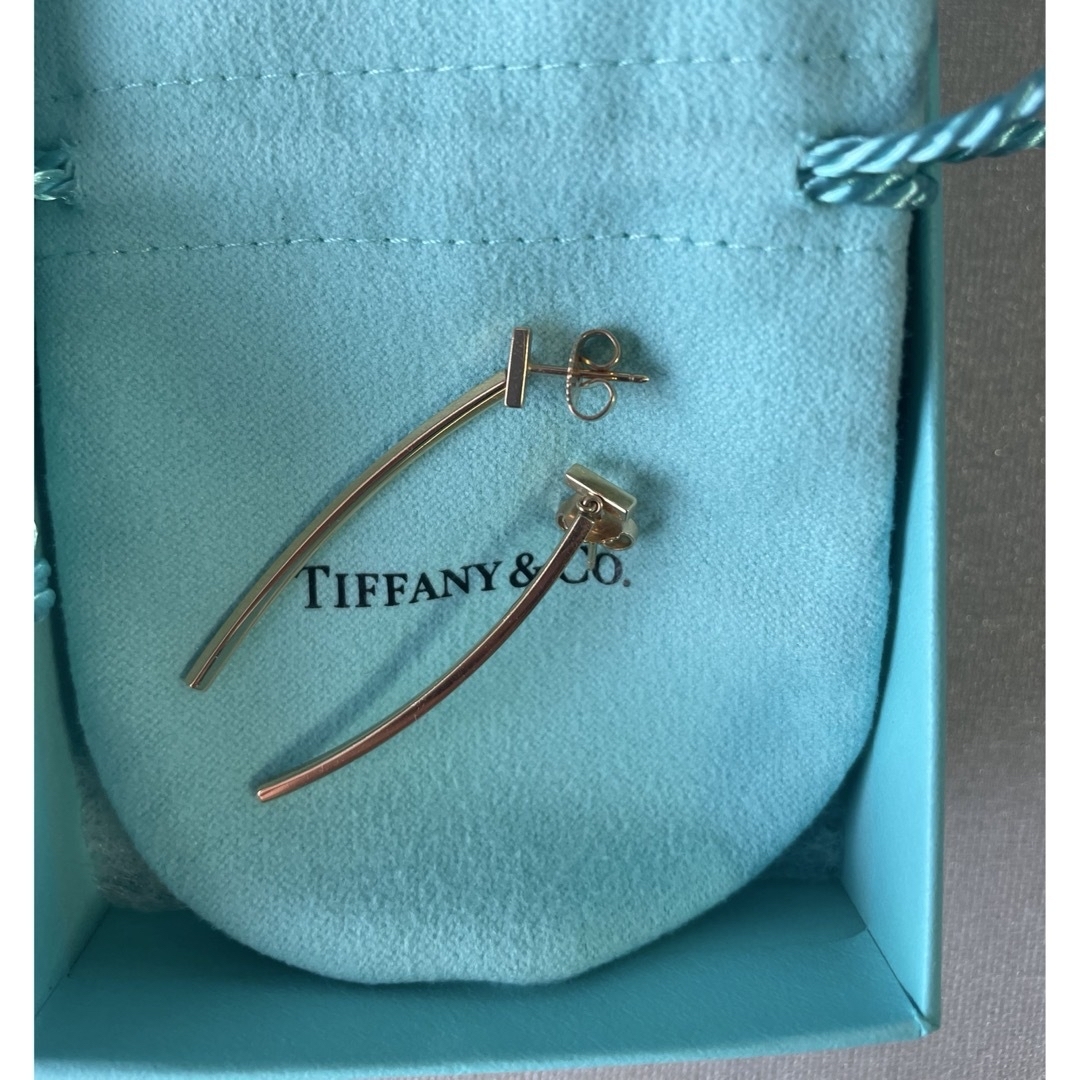 Tiffany & Co. - ティファニー Tバーピアス ローズゴールドの Tiffany & Co. - ティファニー Tバーピアス ローズゴールドの