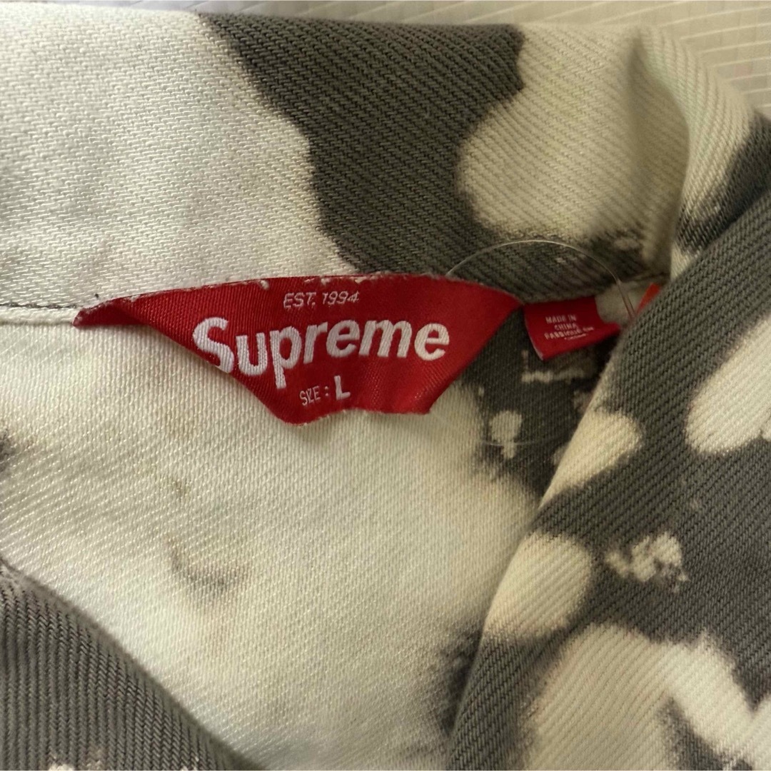 Supreme - Supreme Denim Trucker Jacket Bleached Lの通販 by Supreme - Supreme Denim Trucker Jacket Bleached Lの通販 by