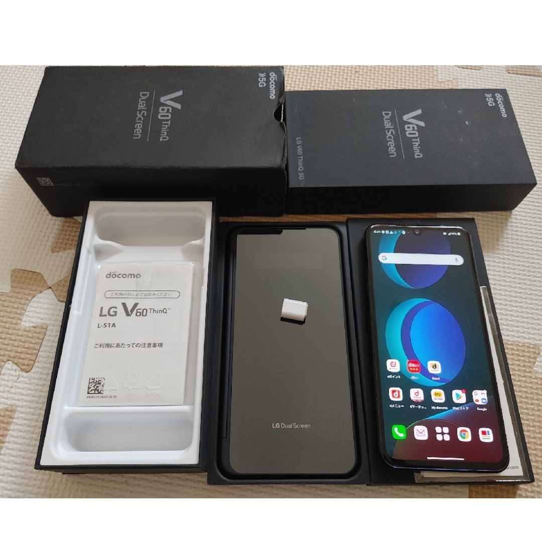 LG Electronics - SIMフリー LG V60 ThinQ L-51A Dual Screenの LG Electronics - SIMフリー LG V60 ThinQ L-51A Dual Screenの