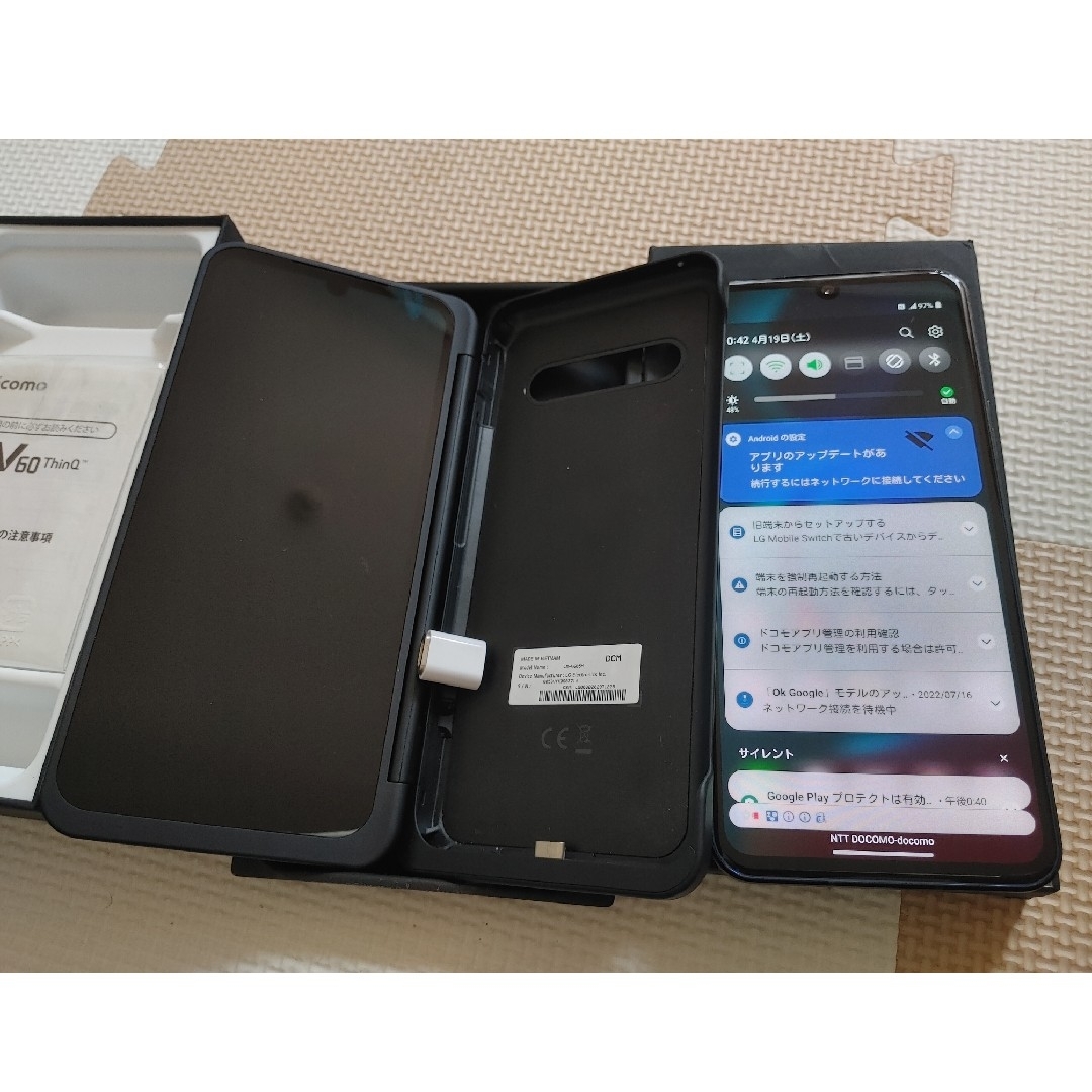 LG Electronics - SIMフリー LG V60 ThinQ L-51A Dual Screenの LG Electronics - SIMフリー LG V60 ThinQ L-51A Dual Screenの