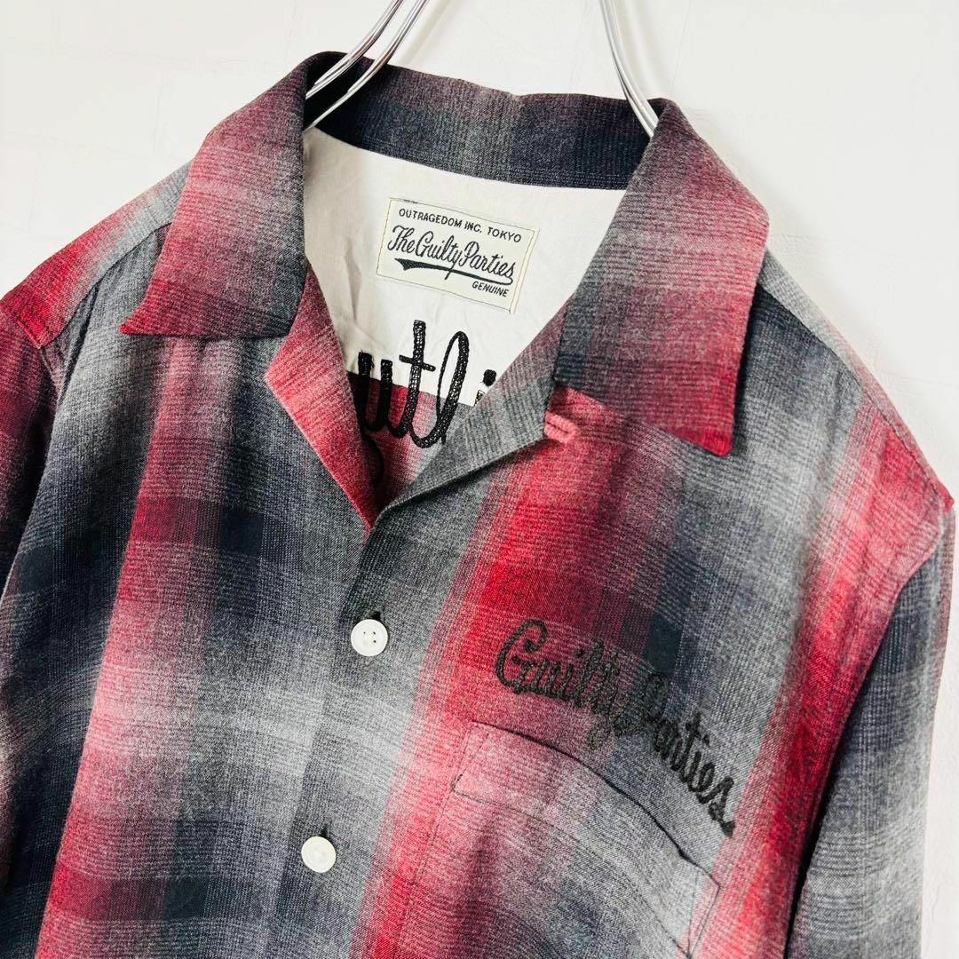 WACKO MARIA - 1692【美品】ワコマリア オンブレチェック 開襟 WACKO MARIA - 1692【美品】ワコマリア オンブレチェック 開襟