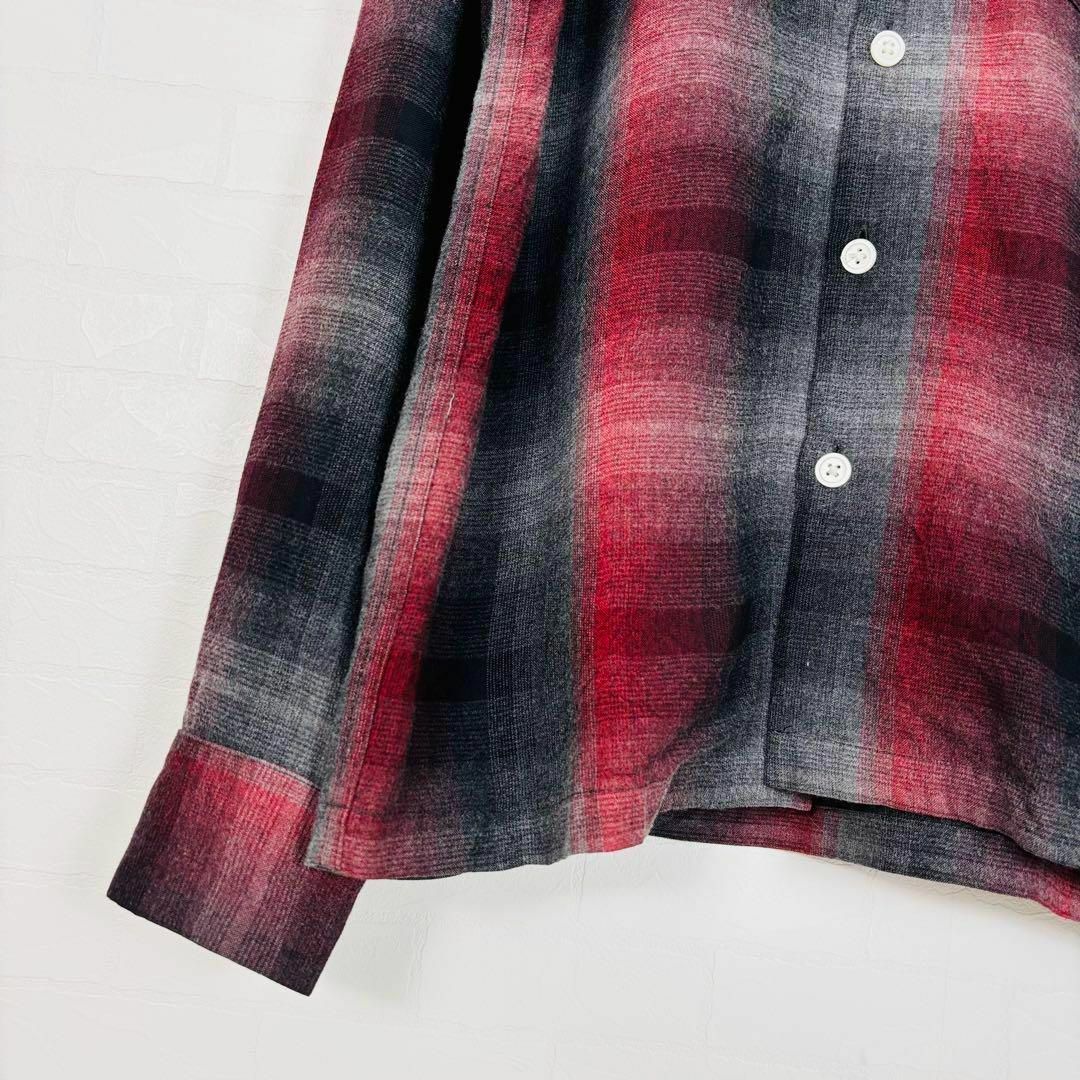 WACKO MARIA - 1692【美品】ワコマリア オンブレチェック 開襟 WACKO MARIA - 1692【美品】ワコマリア オンブレチェック 開襟