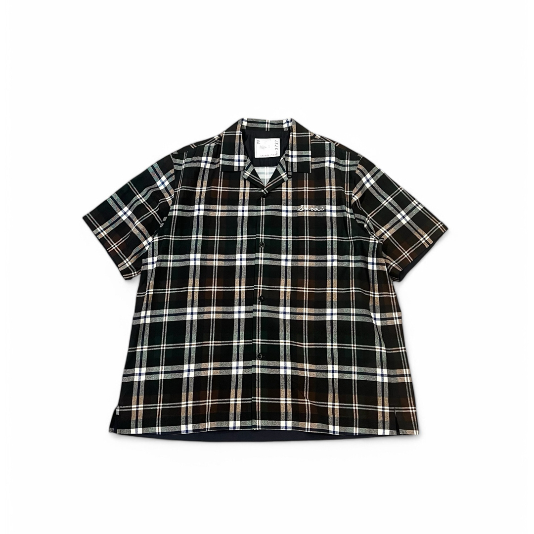 sacai - sacai 25SS Plaid Print Shirt プレイドプリントシャツ sacai - sacai 25SS Plaid Print Shirt プレイドプリントシャツ