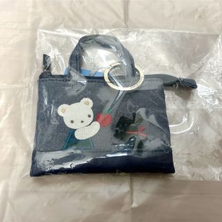 familiar - 新品 未使用ファミリア ミニデニムバッグ ポーチの familiar - 新品 未使用ファミリア ミニデニムバッグ ポーチの
