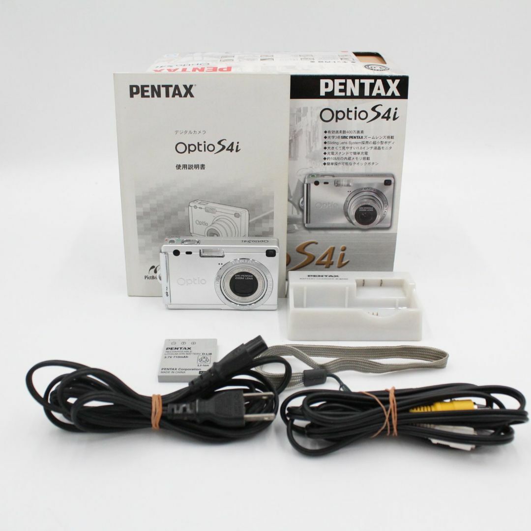 PENTAX - ☆良品☆ PENTAX ペンタックス Optio S4i シルバーの PENTAX - ☆良品☆ PENTAX ペンタックス Optio S4i シルバーの