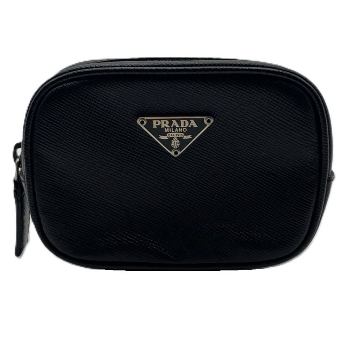 PRADA - プラダ サフィアーノ ポーチ コインケース 型押レザー PRADA - プラダ サフィアーノ ポーチ コインケース 型押レザー