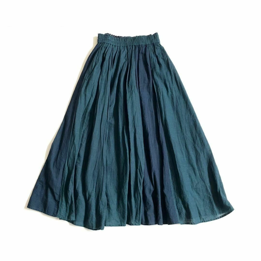 4705【美品】パラスパレス 現行モデル インディゴガーゼギャザー 4705【美品】パラスパレス 現行モデル インディゴガーゼギャザー
