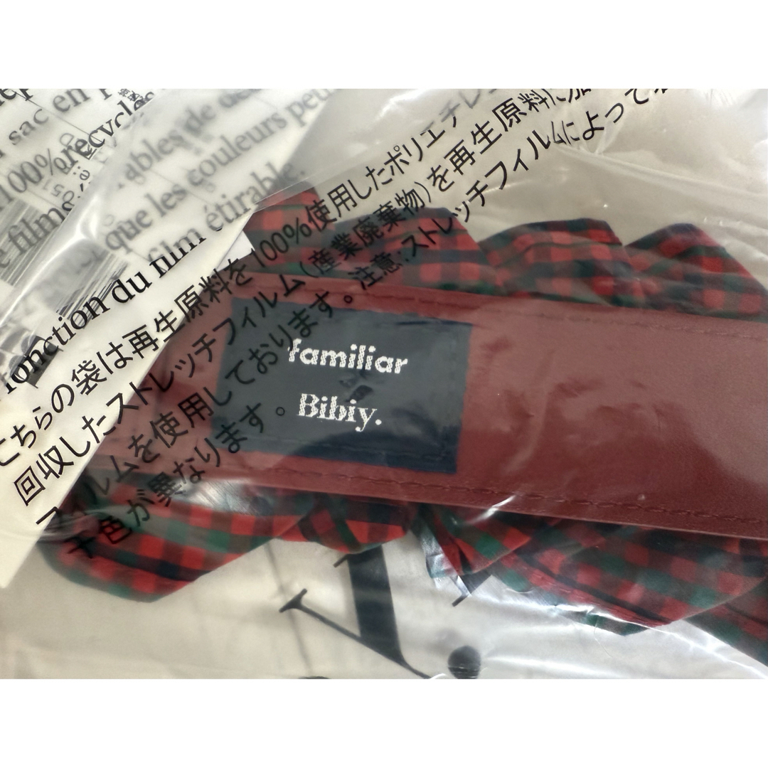 familiar - Bibiy.×familiar ビビィファミリア 赤チェック familiar - Bibiy.×familiar ビビィファミリア 赤チェック